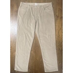 Faherty Stretch Corduroy Tan Organic Cotton Blend Pants Size 40x32